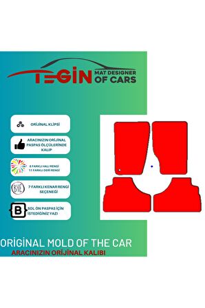 Jeep Cherokee 2001-2007 Prime Siyah Halı Bej Kenar Halı Paspas