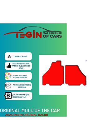 Ferrari 360 1999-2005 Prime Siyah Halı Bej Kenar Halı Paspas