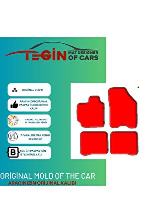 Suzuki Baleno 2015 + Prime Siyah Halı Bej Kenar Halı Paspas