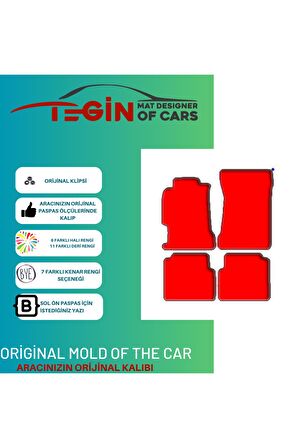 Rover 600 1993-1999 Prime Siyah Halı Bej Kenar Halı Paspas