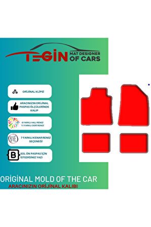 Hyundai I40 2011 Ve Sonrası Prime Siyah Halı Gri Kenar Halı Paspas