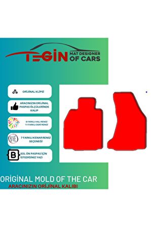 Porsche Cayman 987 2004-2012 With Bose  Siyah Halı Mavi Kenar Halı Paspas