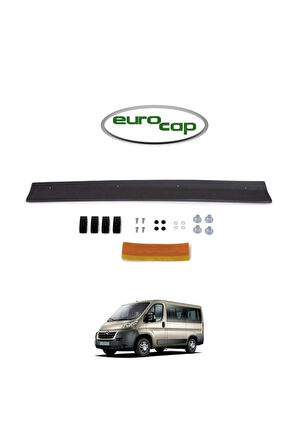 Citroen Jumper Uyumlu  Ön Kaput Koruma Rüzgarlığı 3mm Akrilik (Abs) Parlak Siyah Deflektör 2006-2014