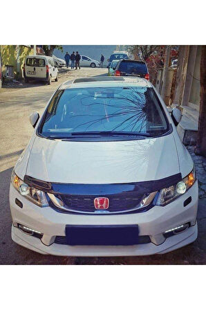 Honda Civic 2012-2016 Model Euro Cap Kaput Koruma / Kaput Rüzgarlığı