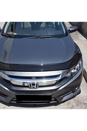 Honda Civic Fc5 Ön Kaput Koruyucu Rüzgarlığı 2016 2017 2018 2019 2020