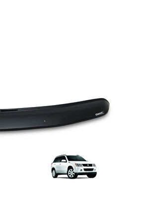 Suzuki Grand Vitera Ön Kaput Koruyucu Rüzgarlık 4mm Akrilik  Piano Black 2006-2012 Uyumlu