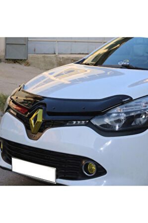 Renault Clio Uyumlu 4 Ön Kaput Koruma / Kaput Rüzgarlığı 2012 Ve Sonrası + Kaput Koruyucu