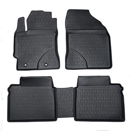 Peugeot 2008 2016 3D X-Mat Havuzlu Paspas