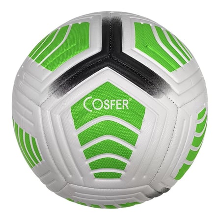 Delux Serisi Cosfer Csm-Ftm Futbol Topu 4 Astar Suni Deri NO:5 Yeşil Dis Mekan Spor Ürünü Aktivite