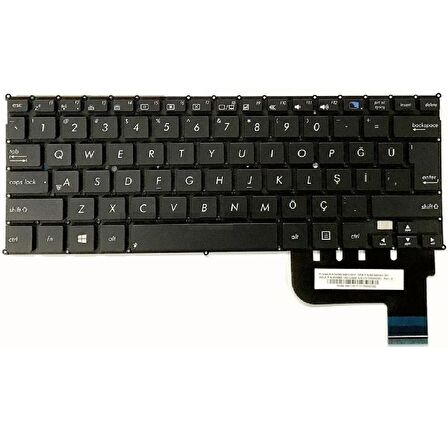 Asus 9Z.N8KBU.301, 9Z.N8KBU.30T Uyumlu Klavye Tuş Takımı Tuş Seti Siyah TR