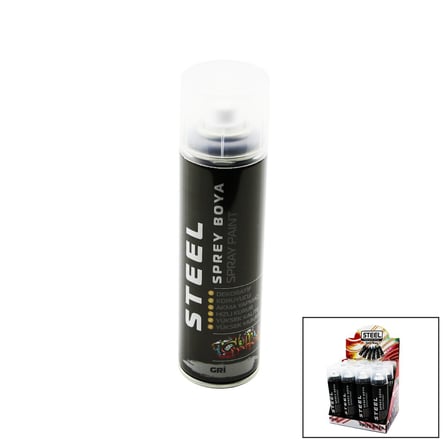 Steel Gri Sprey Boya 200ml