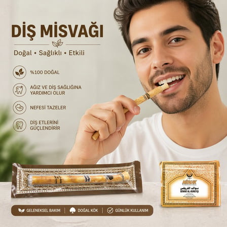 Sewak Uhud Büyük Boy Misvak - Doğal Diş Temizlik Ürünü