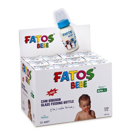 Fatoş Bebe-016 Cam Biberon 125ml