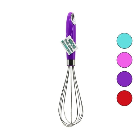 İbico İ22-065 30cm Renkli Plastik Saplı Çelik Metal Çırpıcı