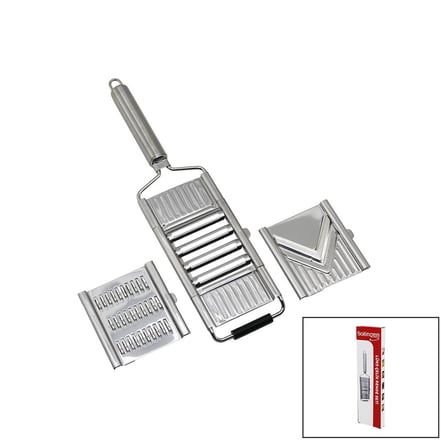 Solingen SLG-1621 3'ü 1 Arada Lüks Metal Rende Seti (Rende, Soyacak, Dilimleme Başlıklı)