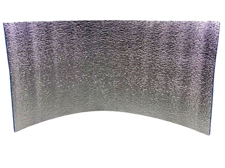 KRT-1057 Kombi ve Petek Arkası Isı Koruma Yalıtım Levhası - Metalize Kaplama Polietilen 1 m x 50 cm 1 cm Kalınlık