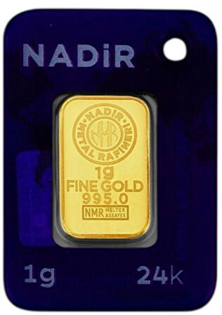 Tuğrul Kuyumculuk 1 Gram 24 Ayar Külçe Altın IAR