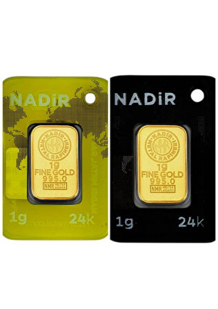 Tuğrul Kuyumculuk 2 Adet 1 gr 24 Ayar gram Altın