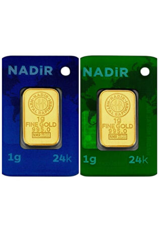 Tuğrul Kuyumculuk 2 Adet 1 gr 24 Ayar gram Altın