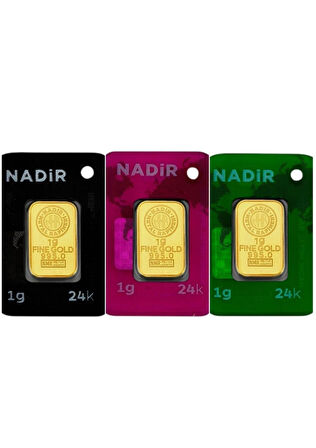 Tuğrul Kuyumculuk 3 Adet 1 Gr 24 Ayar Gram Altın