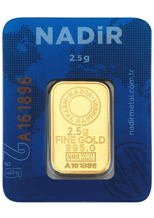 Tuğrul Kuyumculuk 2,5 Gram 24 Ayar Külçe Altın IAR