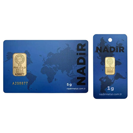 Tuğrul Kuyumculuk 6 Gram (5+1) Külçe Gram Altın IAR 24 Ayar 