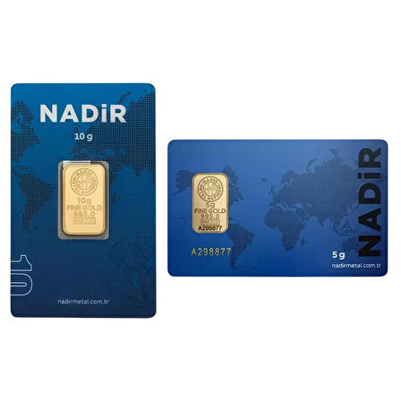 Tuğrul Kuyumculuk 15 Gram (10+5) 24 Ayar Külçe Altın IAR