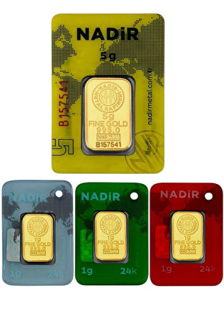 Tuğrul Kuyumculuk 8 Gram (5+3) Külçe Gram Altın Iar 24 Ayar 