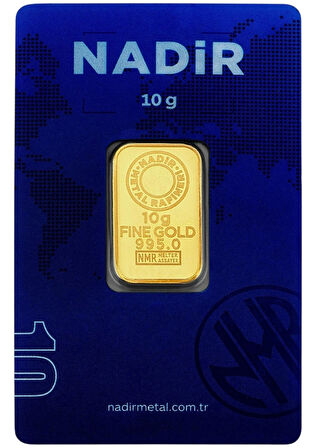 Tuğrul Kuyumculuk 10 Gram 24 Ayar Külçe Altın IAR