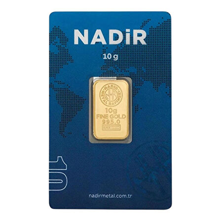 Tuğrul Kuyumculuk 10 Gram 24 Ayar Külçe Altın IAR