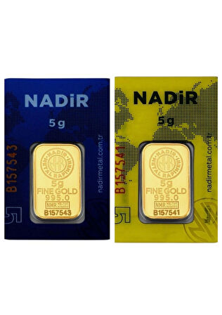 Tuğrul Kuyumculuk 10 Gram (5+5) 24 Ayar Külçe Altın IAR