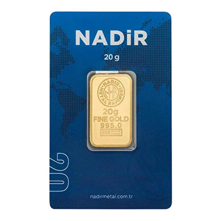 Tuğrul Kuyumculuk 20 Gram 24 Ayar Külçe Altın IAR