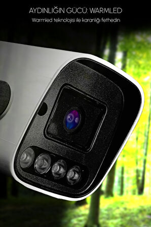 TURKNO 4 Kameralı Navie 4 Dış Kamera Set 100 GB HDD Full HD Renkli Gece Görüşlü Güvenlik Kamerası Sistemi