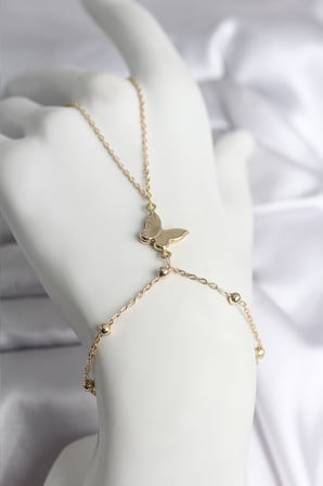 316L Çelik Gold Renk Model Kadın Şahmeran - TJ-SN732