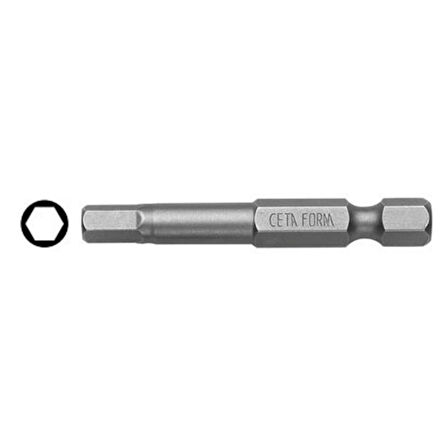 CETA FORM CB/1925 Çelik Bits Alyan Uç Seti 2.5mm x 50mm  24'lü Paket