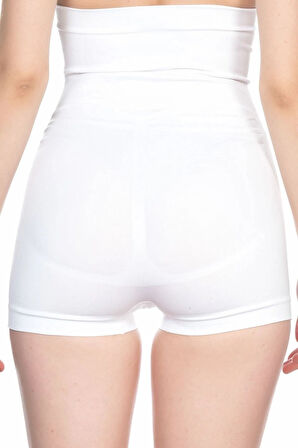 Kadın Bej Yüksek Bel Paçalı Korse