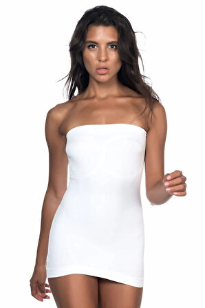 Kadın Ten Sptraplez Dikişsiz Atlet Korse