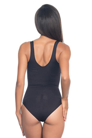 Kadın Bej Dikişsiz Kalın Askılı Slip Korse