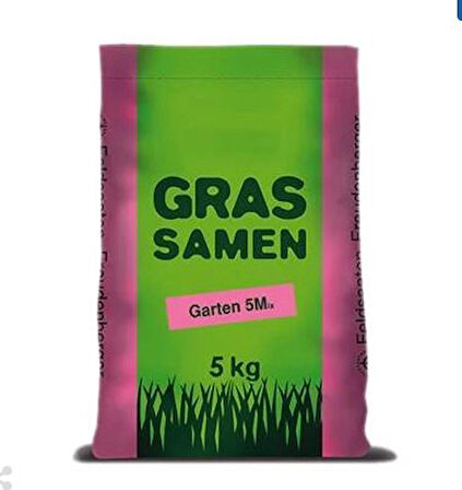 Grassamen Garten 5M Çim Tohumu (5'li Karışım İthal Çim Tohumu) - 5 kg