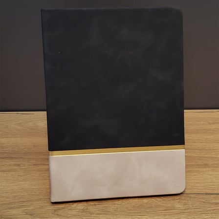 Siyah Çizgili Deri Defter