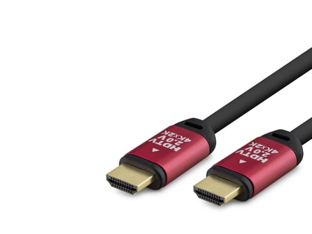 Hdmi 2.0 Kablo 4K Uhd Od 8.0 Mm 25 M - Siyah Kırmızı HDX2040