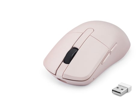 Dual Mode Şarjlı Kablosuz Mouse Bluetooth 2.4 Ghz 6200 Dpı Pembe HDX3414P