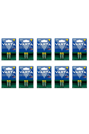 800MAH AAA ŞARJLI İNCE KALEM PİL 20 ADET ÖZEL FİYAT 10 PAKET