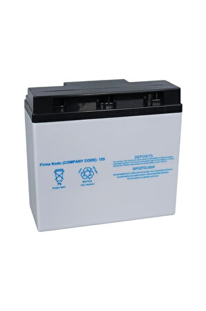 12V 18AH KURU TİP AKÜ VE 2 AMPER AKILLI AKÜ ŞARJ ALETİ