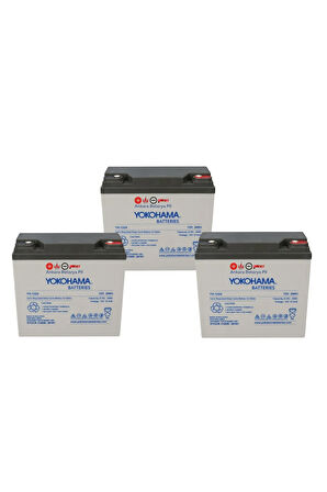 12V 24AH JEL AKÜ ELEKTRİKLİ BİSİKLET İÇİN 2025 ÜRETİM 3LÜ SET