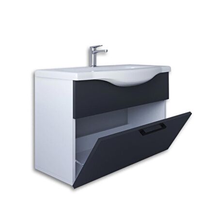 Teta Home Eko 80 cm Mdf Banyo Lavabolu Alt Dolap
