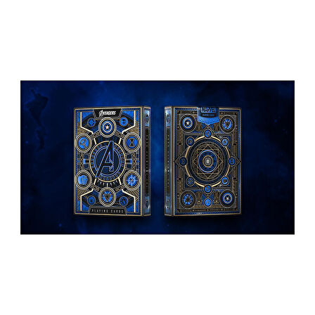 Theory11 Avengers Blue Mavi Premium Oyun Kağıdı Koleksiyonluk iskambil Kartları