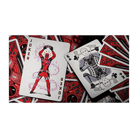 Theory11 Deadpool Premium Oyun Kağıdı Limited Edition Koleksiyonluk iskambil Kartları