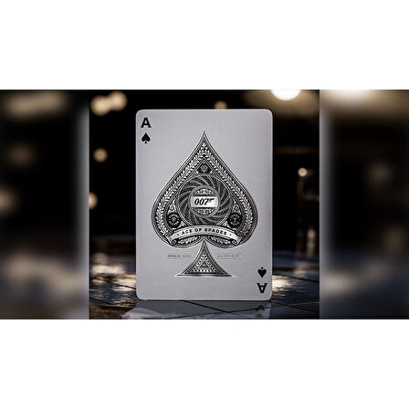 Theory11 James Bond Silver Edition Premium Oyun Kartları iskambil Kartları Destesi
