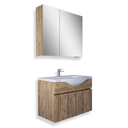 Teta Home Kahire 65 Cm Mdf Banyo Dolabı Seti